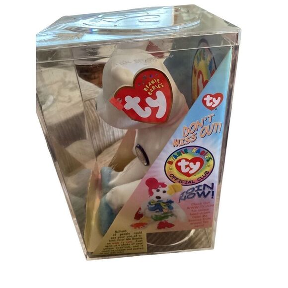 2002 Color Me Bear Ty Beanie Baby Plush Collectible - Picture 2 of 11